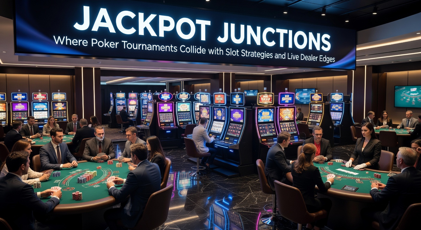 Spannende jackpotmomenten waar pokerkaarten, draaiende slots en live dealers samenkomen in een casino-omgeving