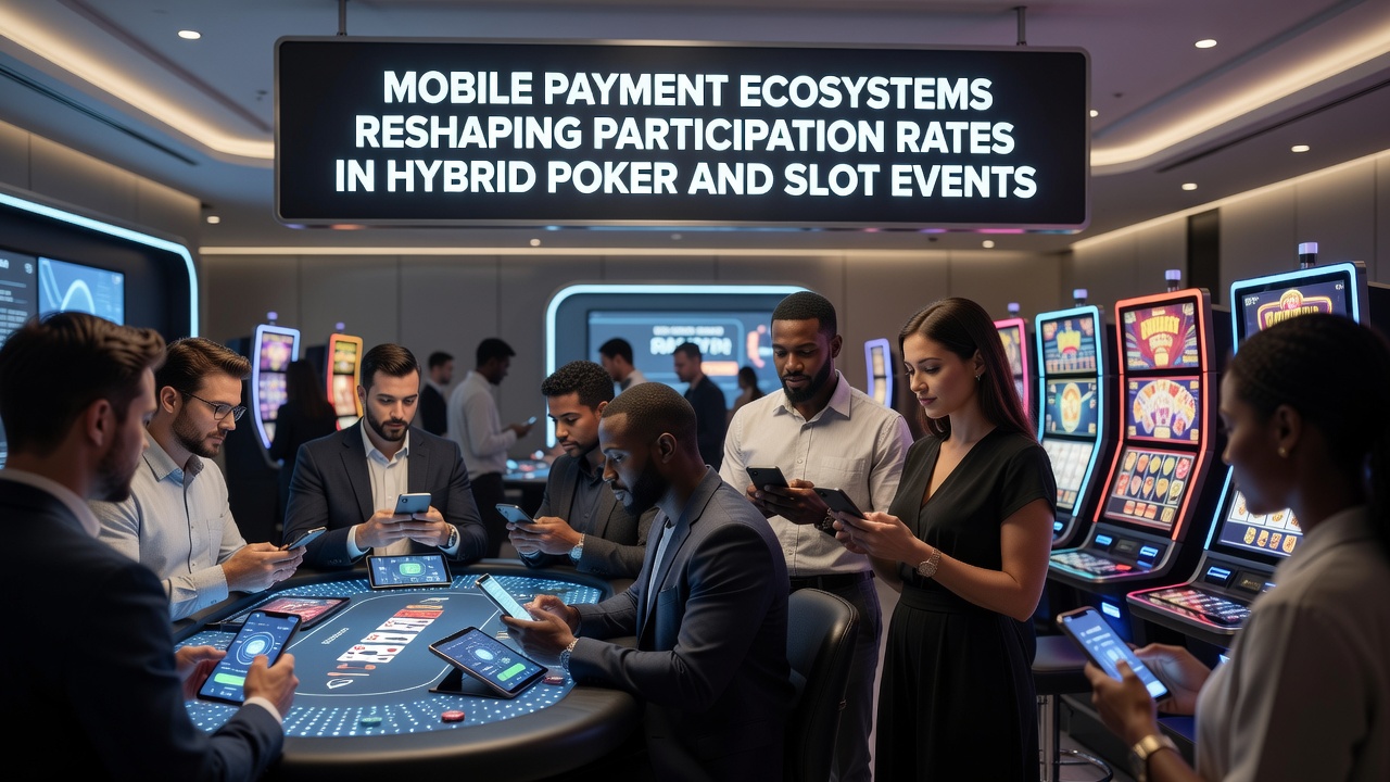 Mobiele betaaltechnologieën in hybride poker- en slotevenementen